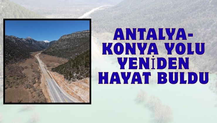 Yoğun yağışlar yolu kapatmıştı, şimdi açıldı